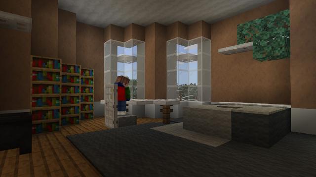Screenshot of the Minecraft Bedrock Marketplace product FESTIVE HOUSE created by Minty.