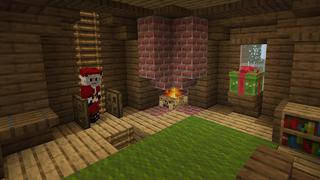 Screenshot of the Minecraft Bedrock Marketplace product Festive One Block created by Minty.