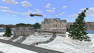 Screenshot of the Minecraft Bedrock Marketplace product Festive Roleplay created by Minty.