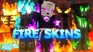 Thumbnail of the Minecraft Bedrock Marketplace product Fire Skins created by Minty.