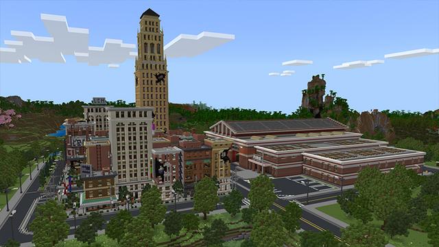 Screenshot of the Minecraft Bedrock Marketplace product FIRE STATION created by Minty.