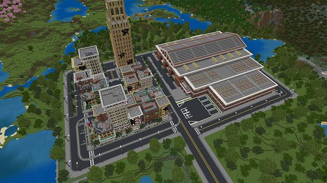 Screenshot of the Minecraft Bedrock Marketplace product FIRE STATION created by Minty.