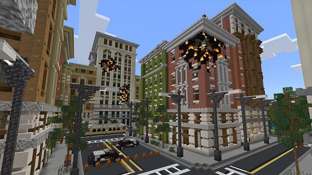 Screenshot of the Minecraft Bedrock Marketplace product FIRE STATION created by Minty.