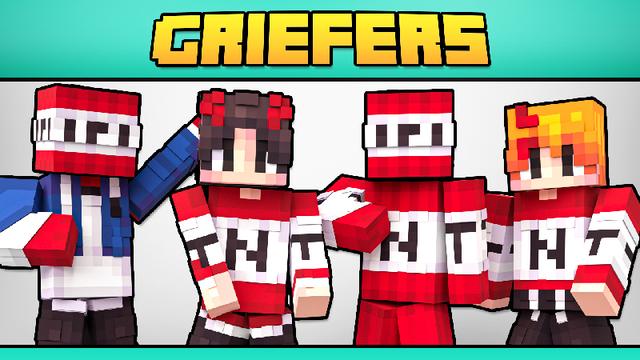 Thumbnail of the Minecraft Bedrock Marketplace product GRIEFERS created by Minty.