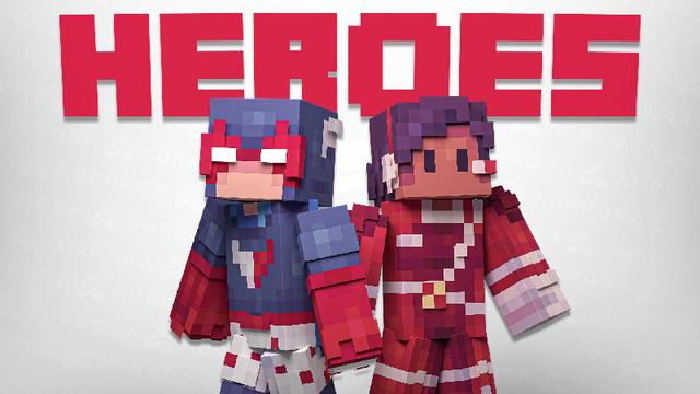 Thumbnail of the Minecraft Bedrock Marketplace product Heroes created by Minty.