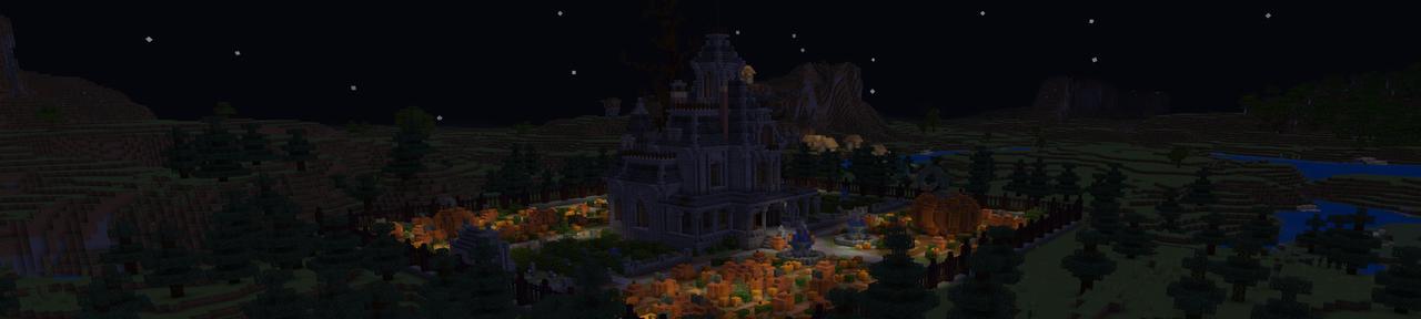 Panorama of the Minecraft Bedrock Marketplace product Lucky Pumpkins created by Minty.