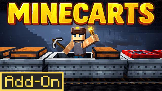 Thumbnail of the Minecraft Bedrock Marketplace product MINECARTS created by Minty.
