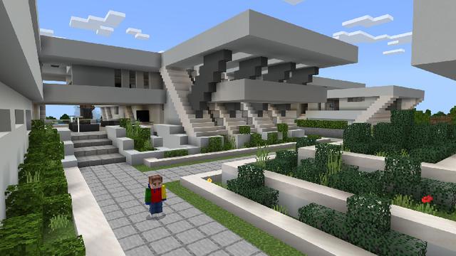 Screenshot of the Minecraft Bedrock Marketplace product MODERN MANSION ROLEPLAY created by Minty.