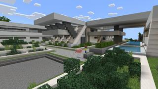 Screenshot of the Minecraft Bedrock Marketplace product MODERN MANSION ROLEPLAY created by Minty.