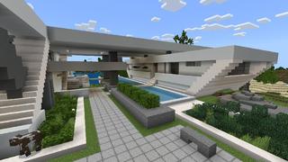 Screenshot of the Minecraft Bedrock Marketplace product MODERN MANSION ROLEPLAY created by Minty.