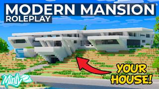Thumbnail of the Minecraft Bedrock Marketplace product MODERN MANSION ROLEPLAY created by Minty.
