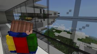 Screenshot of the Minecraft Bedrock Marketplace product Modern Sky Base! created by Minty.