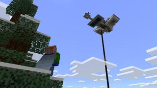 Screenshot of the Minecraft Bedrock Marketplace product Modern Sky Base! created by Minty.