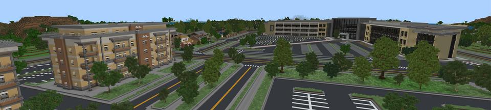 Panorama of the Minecraft Bedrock Marketplace product Office Roleplay created by Minty.