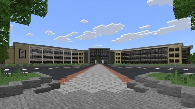 Screenshot of the Minecraft Bedrock Marketplace product Office Roleplay created by Minty.