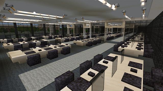 Screenshot of the Minecraft Bedrock Marketplace product Office Roleplay created by Minty.