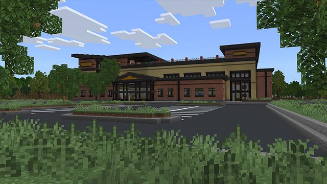 Screenshot of the Minecraft Bedrock Marketplace product Office Roleplay created by Minty.