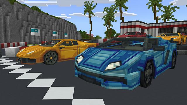 Screenshot of the Minecraft Bedrock Marketplace product RACE TRACK MANSION created by Minty.