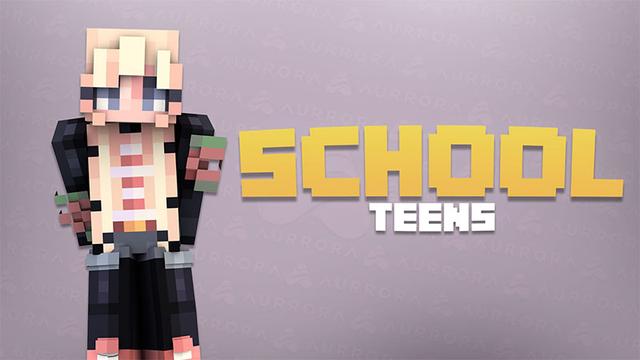 Thumbnail of the Minecraft Bedrock Marketplace product School Teens created by Minty.
