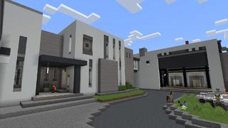 Screenshot of the Minecraft Bedrock Marketplace product SECRET BASE created by Minty.