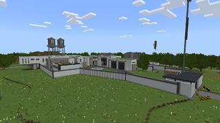 Screenshot of the Minecraft Bedrock Marketplace product SECRET BASE created by Minty.