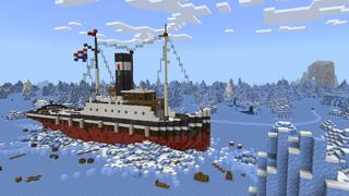 Screenshot of the Minecraft Bedrock Marketplace product Shipwreck Survival 2 created by Minty.