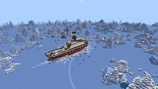 Screenshot of the Minecraft Bedrock Marketplace product Shipwreck Survival 2 created by Minty.