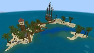 Screenshot of the Minecraft Bedrock Marketplace product Shipwreck Survival created by Minty.