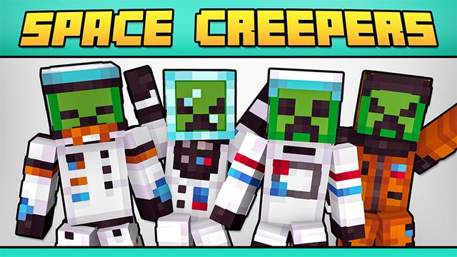 Thumbnail of the Minecraft Bedrock Marketplace product SPACE CREEPERS created by Minty.