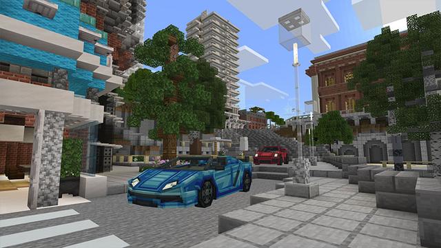 Screenshot of the Minecraft Bedrock Marketplace product THE BIG CITY created by Minty.