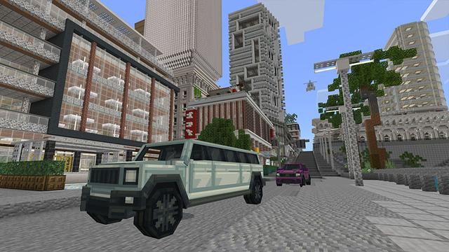 Screenshot of the Minecraft Bedrock Marketplace product THE BIG CITY created by Minty.