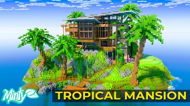 Thumbnail of the Minecraft Bedrock Marketplace product TROPICAL MANSION created by Minty.