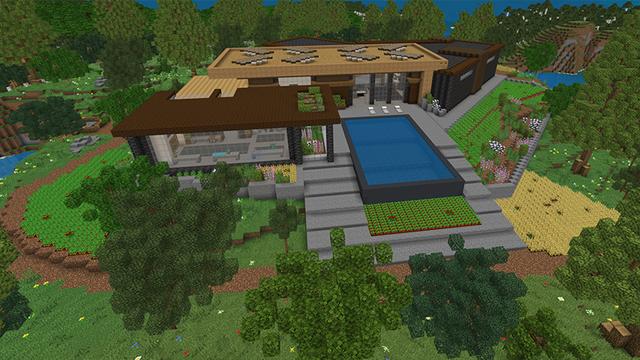 Screenshot of the Minecraft Bedrock Marketplace product ULTIMATE SURVIVAL BASE created by Minty.