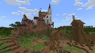 Screenshot of the Minecraft Bedrock Marketplace product WYNROCK CASTLE created by Minty.