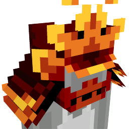 Thumbnail of the Minecraft Bedrock Marketplace product Blazing Samurai Helmet created by Misfits.