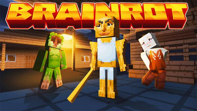 Thumbnail of the Minecraft Bedrock Marketplace product BrainRot created by Misfits.