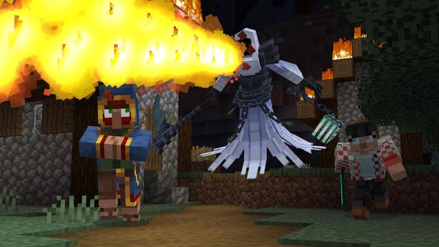 Screenshot of the Minecraft Bedrock Marketplace product ENTITY 303 [MORPH] created by Misfits.