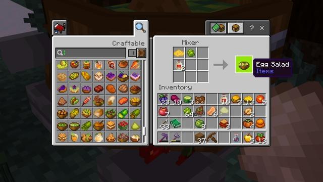 Screenshot of the Minecraft Bedrock Marketplace product Farms + Foods created by Misfits.
