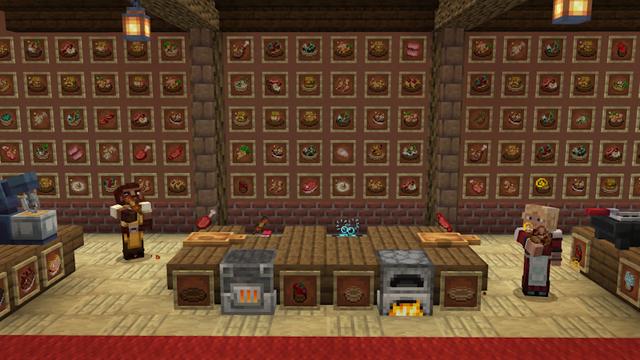 Screenshot of the Minecraft Bedrock Marketplace product Food created by Misfits.