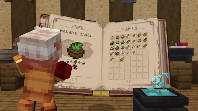 Screenshot of the Minecraft Bedrock Marketplace product Food created by Misfits.
