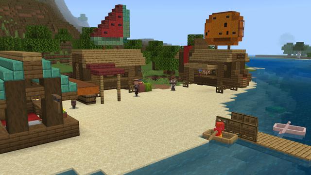 Screenshot of the Minecraft Bedrock Marketplace product Food created by Misfits.