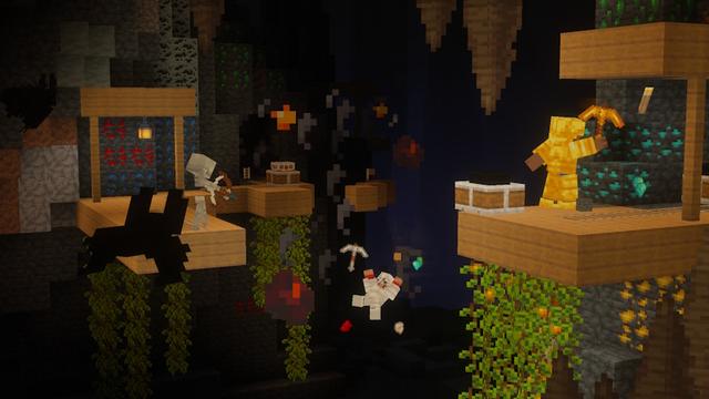 Screenshot of the Minecraft Bedrock Marketplace product Horror Texture Pack created by Misfits.