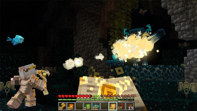 Screenshot of the Minecraft Bedrock Marketplace product Magic Add-On created by Misfits.