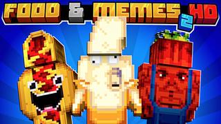 Thumbnail of the Minecraft Bedrock Marketplace product Meme & Foods HD 2 created by Misfits.