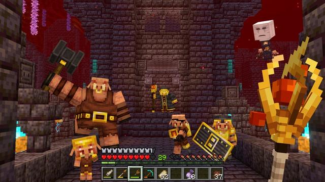 Screenshot of the Minecraft Bedrock Marketplace product Nether Expansion Add-On created by Misfits.