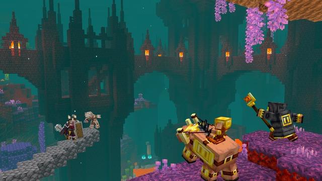 Screenshot of the Minecraft Bedrock Marketplace product Nether Expansion Add-On created by Misfits.