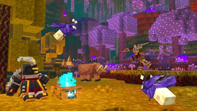 Screenshot of the Minecraft Bedrock Marketplace product Nether Expansion Add-On created by Misfits.