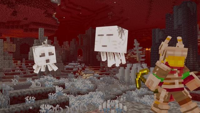 Screenshot of the Minecraft Bedrock Marketplace product Nether Expansion Add-On created by Misfits.