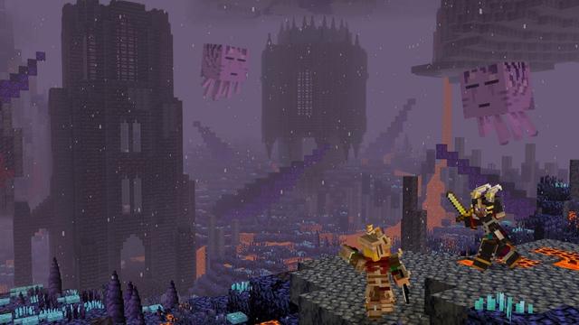 Screenshot of the Minecraft Bedrock Marketplace product Nether Expansion Add-On created by Misfits.