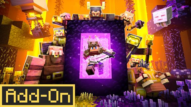 Thumbnail of the Minecraft Bedrock Marketplace product Nether Expansion Add-On created by Misfits.